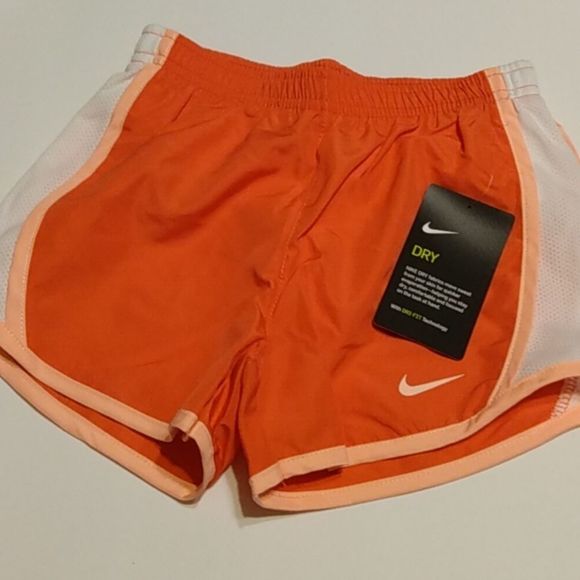 Nike Other - Nike Girls Size 6 Dri-Fit Coral/Peach Shorts. New with Tags.